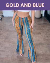 Pantalones Acampanados Boho Levanta Glúteos Silkshy®