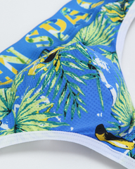 3-Pack Men's Breathable Printed Ice Silk Mesh Thongs