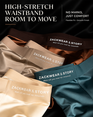 3-Pack Satin-Look Stretch Boxer Briefs with Contoured Pouch
