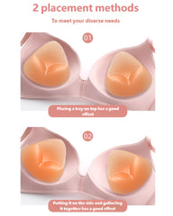 Women's Seamless Waterproof Soft Silicone Invisible Lifting and Push-up Breast Pads