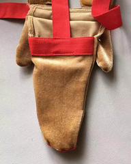 Men's Christmas Reindeer Plush Novelty Thong Underwear