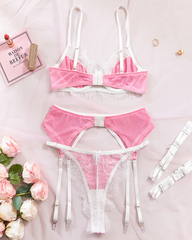 Sexy Lace Cut-Out Lingerie Set