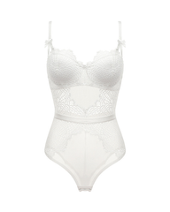 Sexy Lace Sheer Shaping Bodysuit