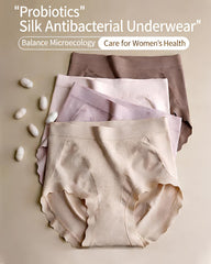 Mulberry Silk Warming Temperature-sensitive 10A Antibacterial Crotch High Elasticity Seamless Hip-lifting Panties