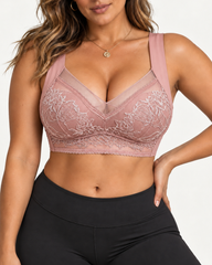 3-Pack Plus Size Seamless Comfort Lace Bras