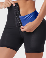 Pantalones Cortos Sauna de Compresión y Control de Abdomen
