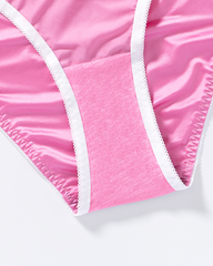 Plus Size Satin Lace Princess Vibe Panties 3-Pack