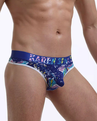 3-Pack Men's Breathable Printed Ice Silk Mesh Thongs