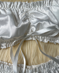 Sexy Satin Off-Shoulder Pajama Set