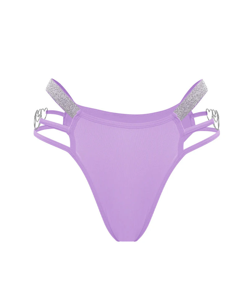 Sexy Heart-shaped Chain Soft Breathable Panties