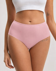 5-Pack High Waisted Criss Cross Back Seamless Briefs