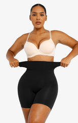 Comfort High-Waist Boned Shapewear Shorts