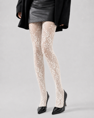 3-Pack High Stretch Fishnet Floral Lace Stockings