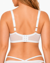 Plus Size Sexy Push-Up Breathable Mesh Full Cup Bra