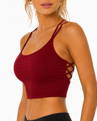 Sexy Spider Web Sleeveless Backless Tank Top