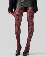 3-Pack High Stretch Fishnet Floral Lace Stockings