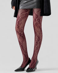 3-Pack High Stretch Fishnet Floral Lace Stockings