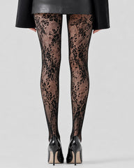 3-Pack High Stretch Fishnet Floral Lace Stockings