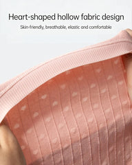 Multi-Pack Women's Mid-Waist Lace Striped Heart Antibacterial Cotton Panties
