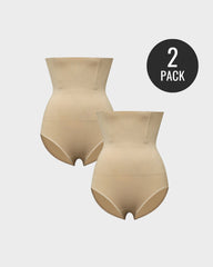 Firm Sculpt High Waisted All-day Lift Shapewear Briefs(2 Packs)