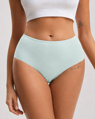 5-Pack High Waisted Criss Cross Back Seamless Briefs