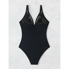 Mesh Tummy Control Swimsuit