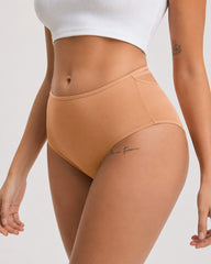 5-Pack High Waisted Criss Cross Back Seamless Briefs