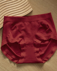 Mulberry Silk Warming Temperature-sensitive 10A Antibacterial Crotch High Elasticity Seamless Hip-lifting Panties