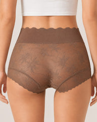 5-Pack Sexy High Waist Seamless Breathable Lace Briefs