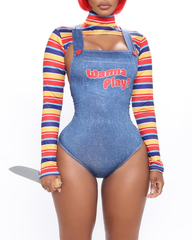 Chucky Halloween Role-Play Lingerie Set