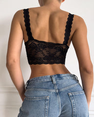 Comfortable Stretchy Sexy Lace Seamless Bra Vest