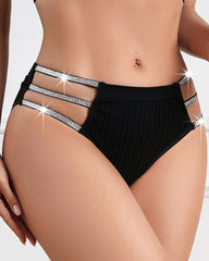Sexy Openwork Glossy Waistband Comfortable Breathable Underwear