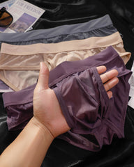 Multi-Pack Men's Ice Silk Breathable Side Open No-Removal Briefs