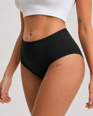 5-Pack High Waisted Criss Cross Back Seamless Briefs