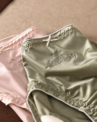 5-Pack Satin-Look Gathered Panties