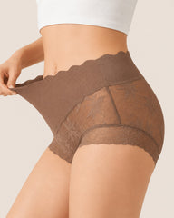 5-Pack Sexy High Waist Seamless Breathable Lace Briefs