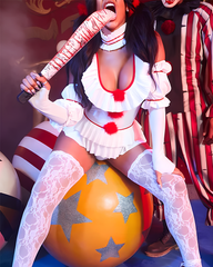 Halloween Clown Role-Play Lingerie Costume Set
