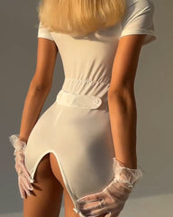 Sexy Nurses Role-Playing Dress Uniform Set