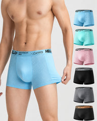 Multiple Pack Men's Letter Belts Comfortable Breathable Boxer Briefs