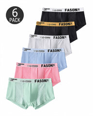 Multiple Pack Men's Letter Belts Comfortable Breathable Boxer Briefs
