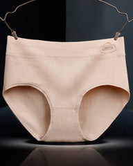 Women's Pure Cotton Stretch Mid-waist Soft Panties