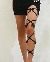 Bowknot Lolita Style Leg Straps Garters