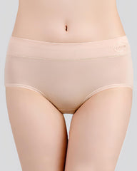 Women's Pure Cotton Stretch Mid-waist Soft Panties