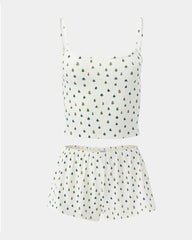 Christmas Comfortable Casual Stretch Vest Shorts Loungewear Set