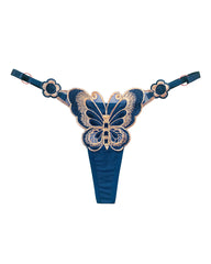 Sexy Butterfly Embroidered Low-rise Thong