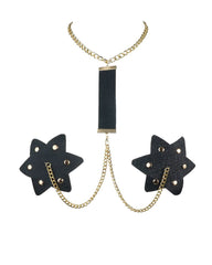 Chain Linked Nipple Cover With Choker