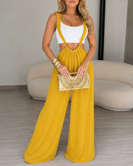 Casual Loose Wide-leg Overalls