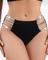 Sexy Openwork Glossy Waistband Comfortable Breathable Underwear