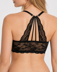 Sexy Front Closure Seamless Wire-Free Push-Up Lace Back Bra