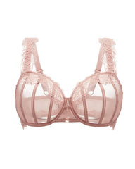 Sexy Lace See-Through Mesh Push-Up Bra